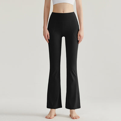 Micro La Yoga Pants With High Waist External Wear And Hip Lift