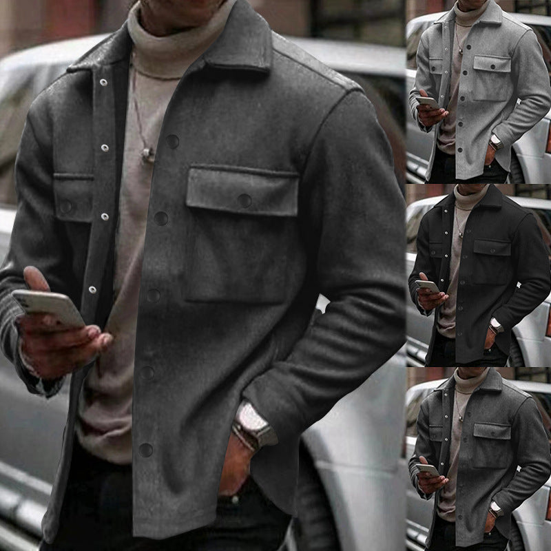 Men's Casual And Fashionable Slim Fit Jacket