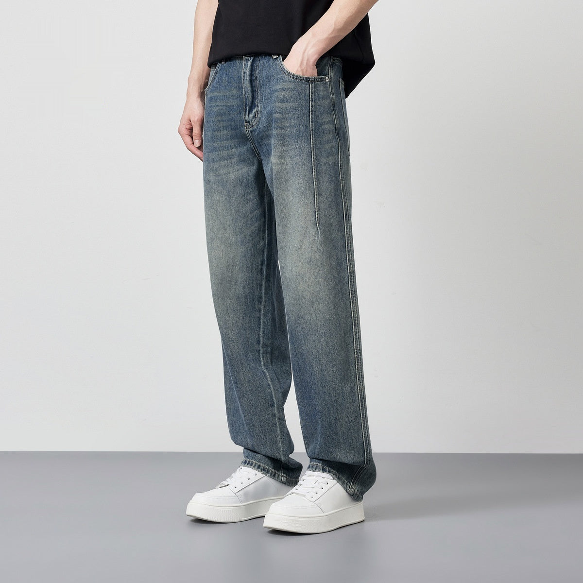 Lysel Lyocell Jeans Boot-cut Pencil Pants Leisure