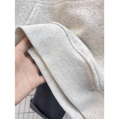 Fleece-lined Thickened National Fashion Retro Hooded Sweater For Women