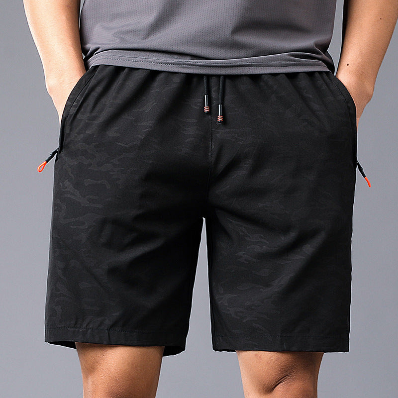 Quick-drying Shorts Men's Summer Thin Loose Plus Size Shorts Fat Outer Wear Running Sports And Leisure Pants Men